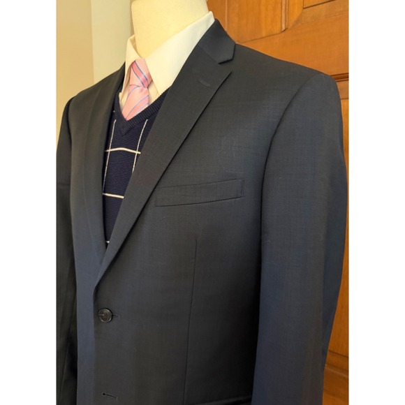 Jos. A. Bank Other - Jos. A. Bank Slim-Fit Blazer Mens 40R Blue Wool Two-Button Sport Coat Jacket